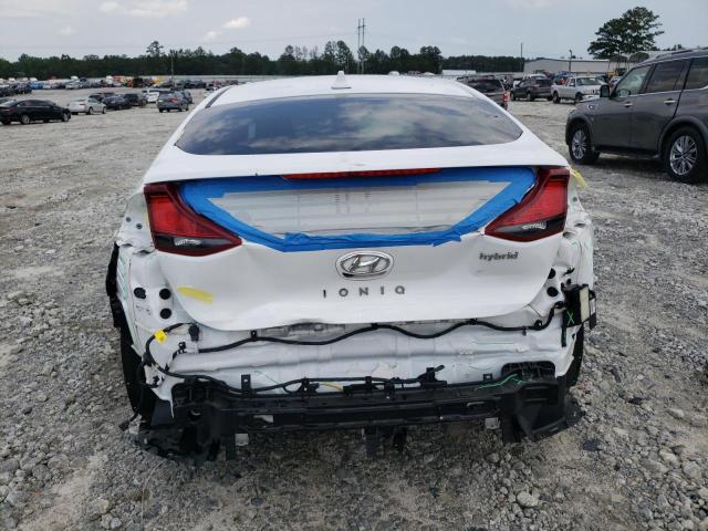 KMHC75LC4LU212081 - 2020 HYUNDAI IONIQ SE WHITE photo 6