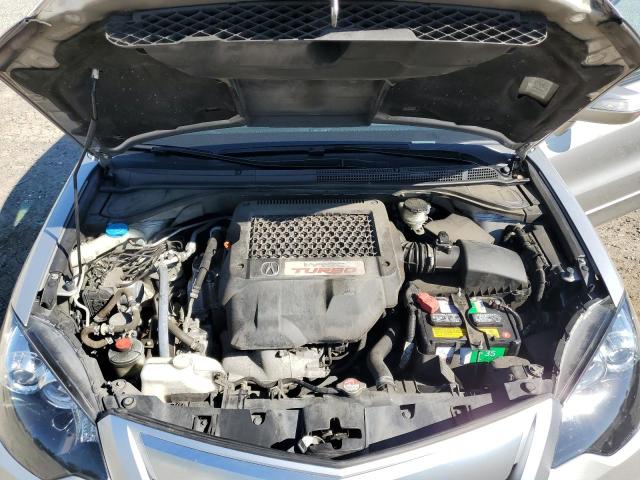 5J8TB1H20BA006706 - 2011 ACURA RDX SILVER photo 12