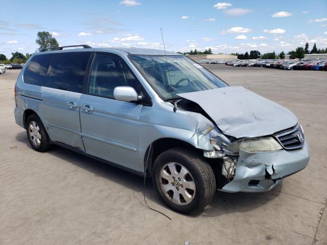 5FNRL18094B076400 - 2004 HONDA ODYSSEY EXL BLUE photo 4