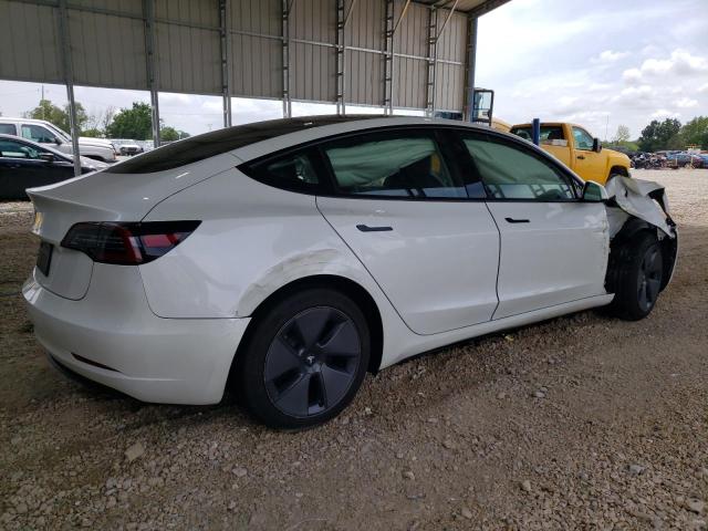 5YJ3E1EA5PF504206 - 2023 TESLA MODEL 3 WHITE photo 3