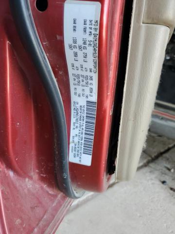 1J4GW48N81C702212 - 2001 JEEP GRAND CHEROKEE LAREDO RED photo 12