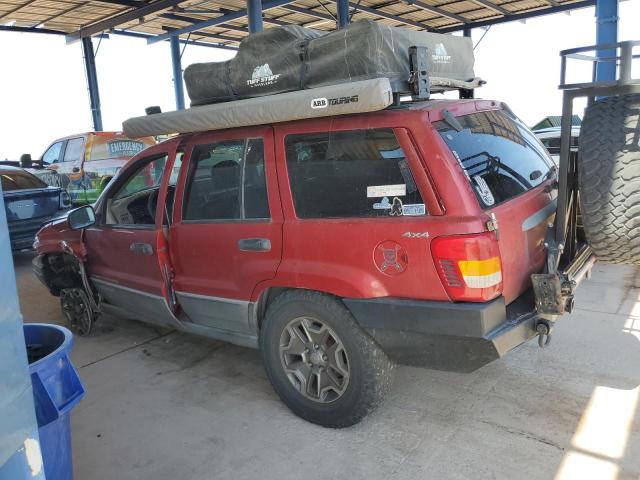 1J4GW48N81C702212 - 2001 JEEP GRAND CHEROKEE LAREDO RED photo 2