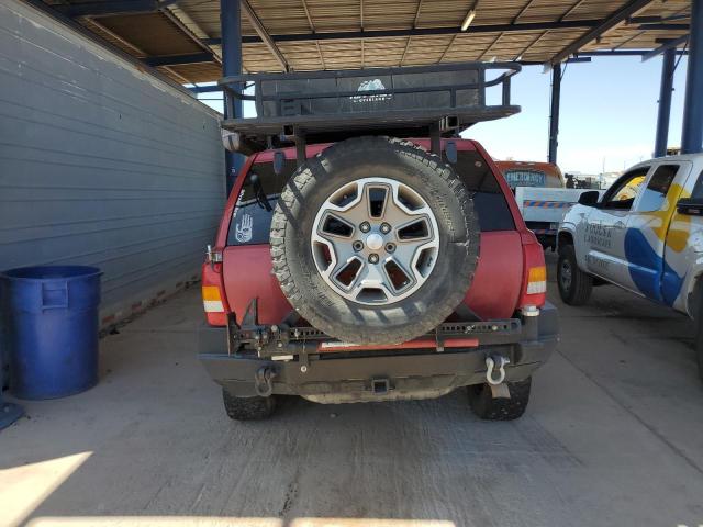 1J4GW48N81C702212 - 2001 JEEP GRAND CHEROKEE LAREDO RED photo 6