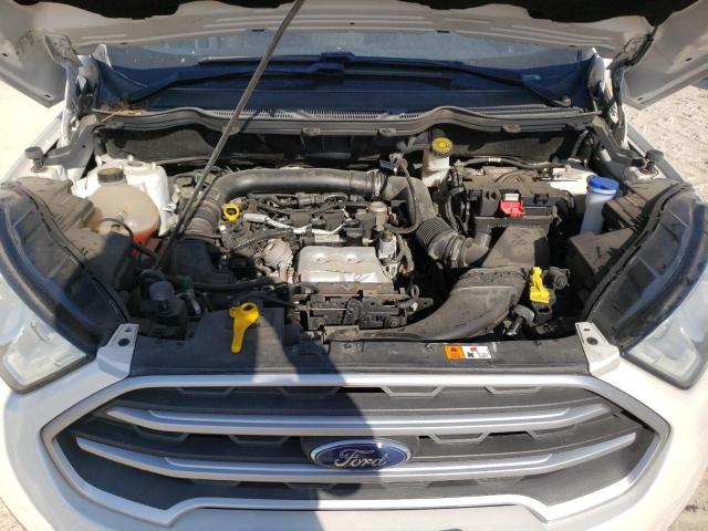 MAJ3S2GE4KC268934 - 2019 FORD ECOSPORT SE WHITE photo 11