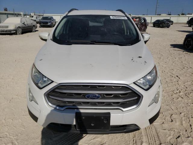 MAJ3S2GE4KC268934 - 2019 FORD ECOSPORT SE WHITE photo 5