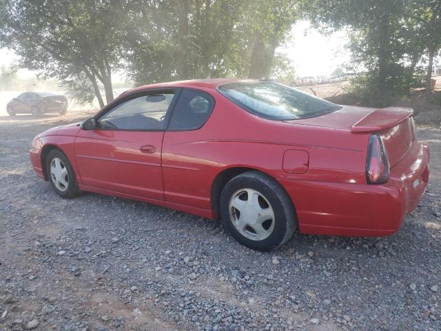 2G1WX15K629309687 - 2002 CHEVROLET MONTE CARL SS RED photo 2