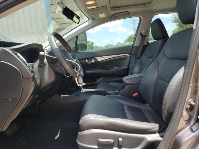 19XFB2F95FE021609 - 2015 HONDA CIVIC EXL CHARCOAL photo 7