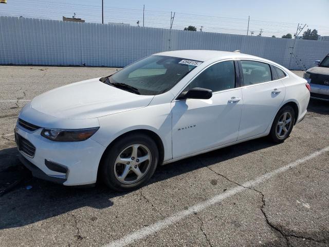 1G1ZB5ST4JF210596 - 2018 CHEVROLET MALIBU LS WHITE photo 1