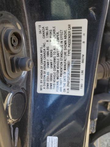 2HGFC2F5XJH559831 - 2018 HONDA CIVIC LX 石墨色 照片 12