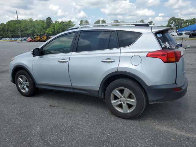 JTMWFREV4DD015598 - 2013 TOYOTA RAV4 XLE SILVER photo 2