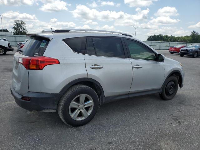 JTMWFREV4DD015598 - 2013 TOYOTA RAV4 XLE SILVER photo 3