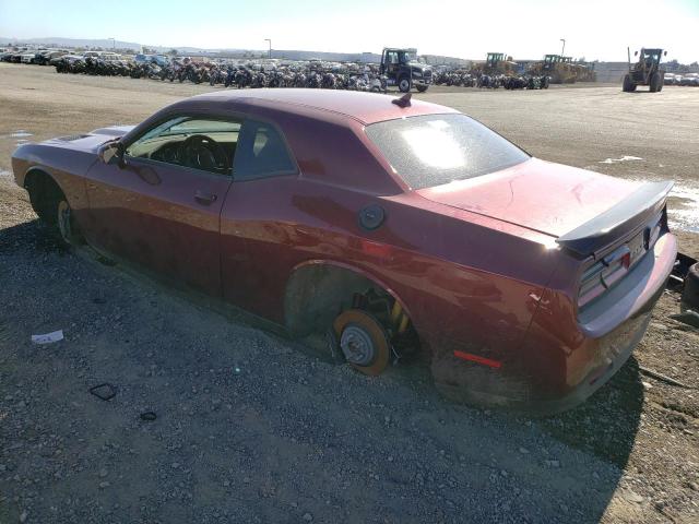 2C3CDZFJ7NH175407 - 2022 DODGE CHALLENGER R/T SCAT PACK MAROON photo 2