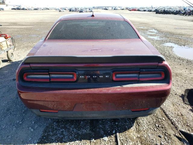 2C3CDZFJ7NH175407 - 2022 DODGE CHALLENGER R/T SCAT PACK MAROON photo 6