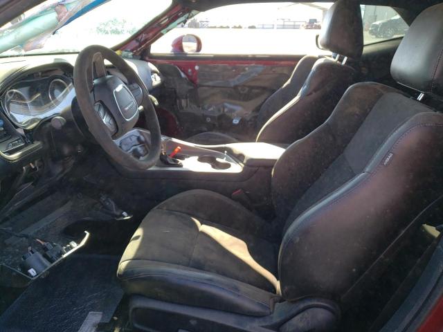 2C3CDZFJ7NH175407 - 2022 DODGE CHALLENGER R/T SCAT PACK MAROON photo 7