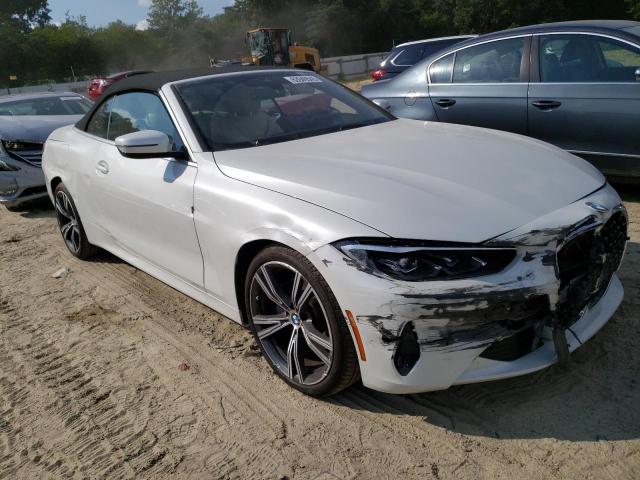 WBA43AT05NCH77502 - 2022 BMW 430XI WHITE photo 4