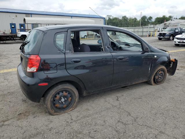 KL1TD66607B765876 - 2007 CHEVROLET AVEO BASE BLACK photo 3