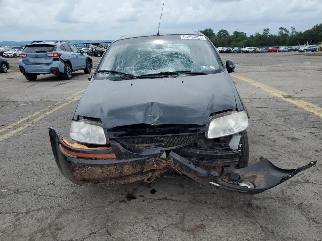 KL1TD66607B765876 - 2007 CHEVROLET AVEO BASE BLACK photo 5