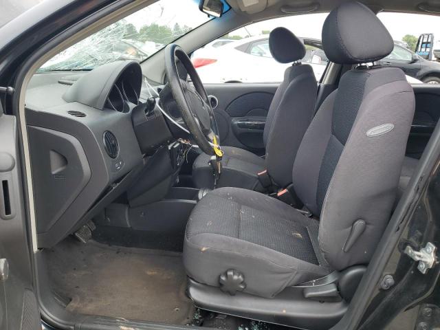 KL1TD66607B765876 - 2007 CHEVROLET AVEO BASE BLACK photo 7