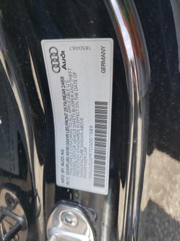 WAUVGAFR7DA001589 - 2013 AUDI S5 PRESTIGE 黑色 照片 12