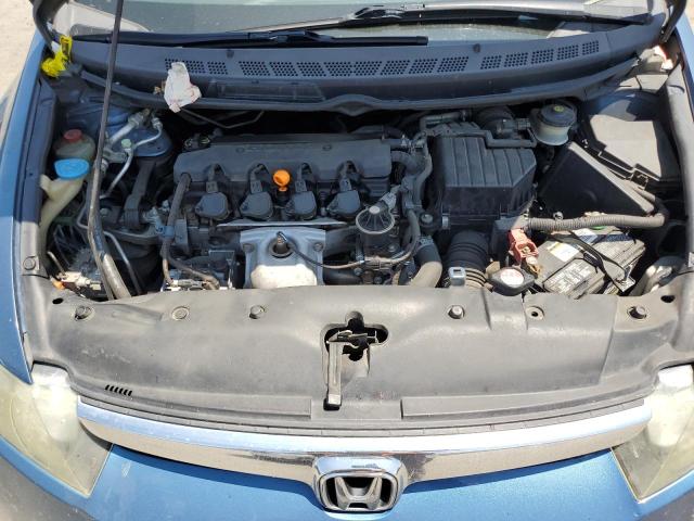 1HGFA16846L138465 - 2006 HONDA CIVIC EX BLUE photo 11