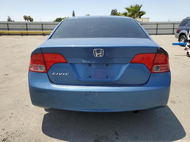 1HGFA16846L138465 - 2006 HONDA CIVIC EX BLUE photo 6