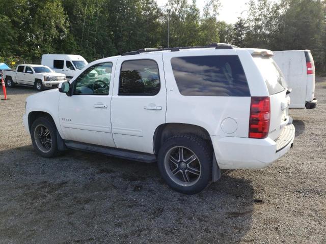 1GNSKBE0XDR140508 - 2013 CHEVROLET TAHOE K1500 LT WHITE photo 2