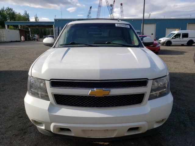 1GNSKBE0XDR140508 - 2013 CHEVROLET TAHOE K1500 LT WHITE photo 5