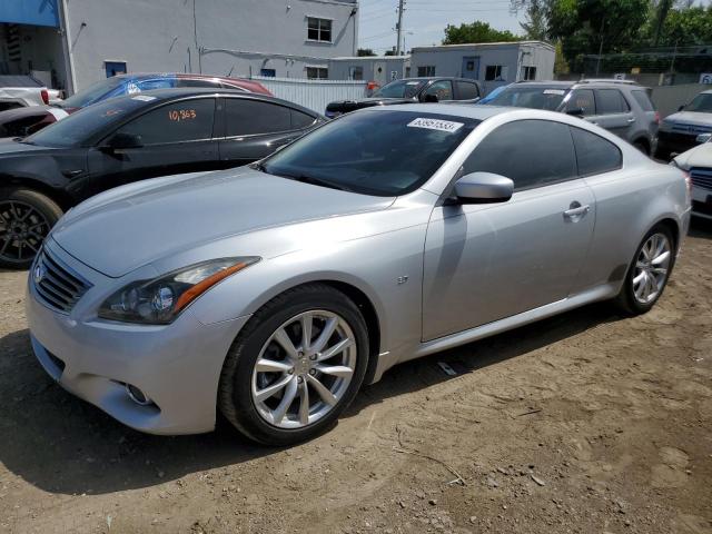 JN1CV6EK6EM112588 - 2014 INFINITI Q60 JOURNEY SILVER photo 1