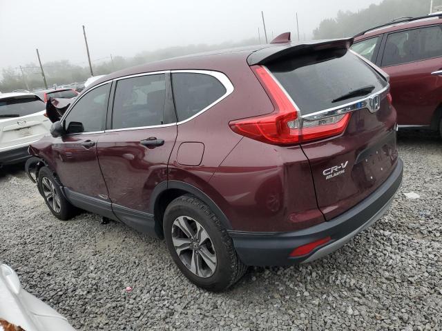 2HKRW6H38JH227271 - 2018 HONDA CR-V LX MAROON photo 2