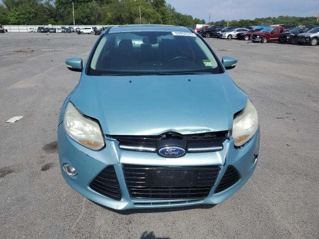 1FAHP3H27CL253864 - 2012 FORD FOCUS SEL TURQUOISE photo 5