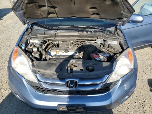 JHLRE3H73AC004932 - 2010 HONDA CR-V EXL BLUE photo 12