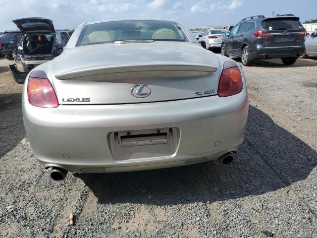 JTHFN48Y120002712 - 2002 LEXUS SC 430 GOLD photo 6