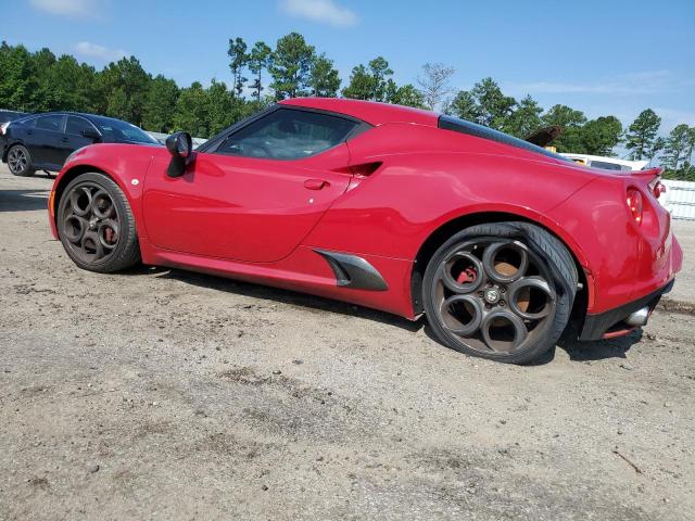 ZARBAAA40FM157581 - 2015 ALFA ROMEO 4C RED photo 2