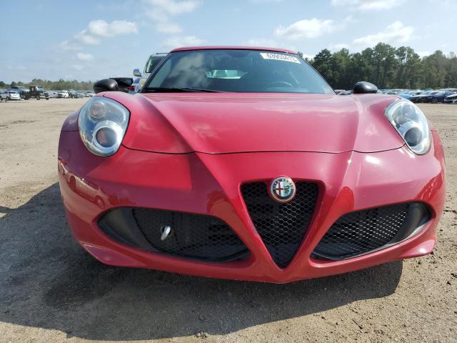 ZARBAAA40FM157581 - 2015 ALFA ROMEO 4C RED photo 5