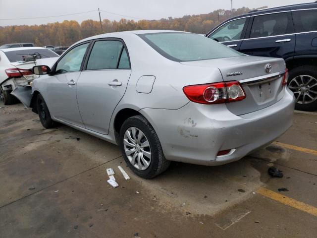 5YFBU4EE6DP200322 - 2013 TOYOTA COROLLA BASE SILVER photo 3