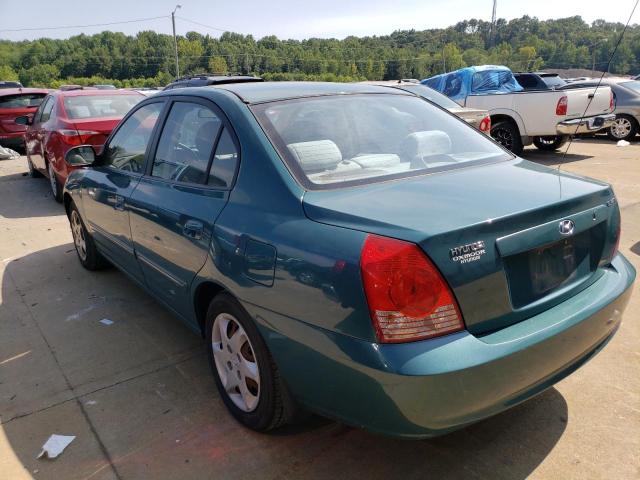 KMHDN46D36U212571 - 2006 HYUNDAI ELANTRA GLS GREEN photo 2