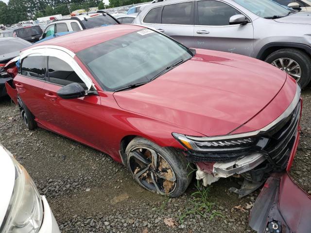 1HGCV1F3XMA054610 - 2021 HONDA ACCORD SPORT RED photo 4