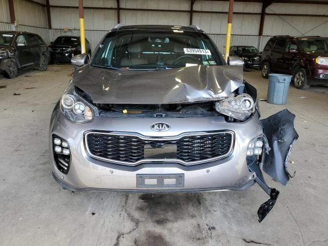 KNDPRCA61H7241867 - 2017 KIA SPORTAGE SX GRAY photo 5