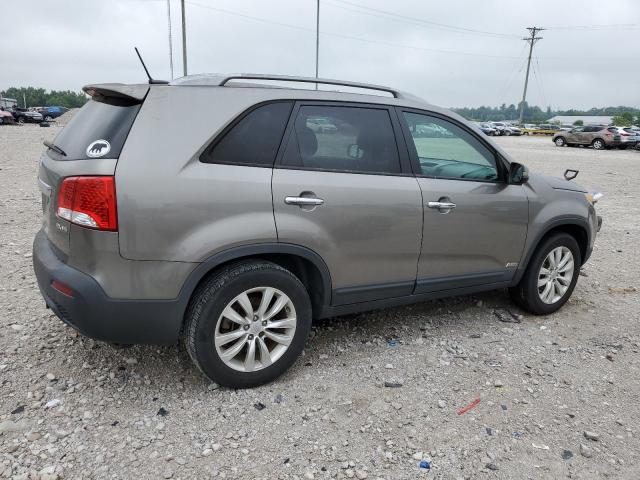 5XYKUDA27BG034759 - 2011 KIA SORENTO EX CHARCOAL photo 3