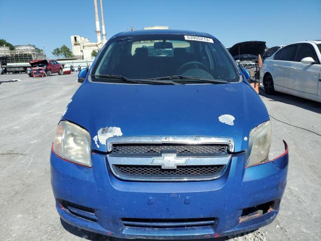KL1TD56658B094488 - 2008 CHEVROLET AVEO BASE BLUE photo 5