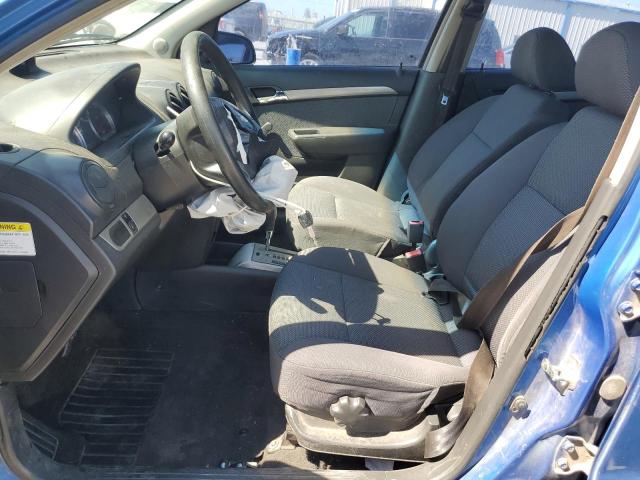 KL1TD56658B094488 - 2008 CHEVROLET AVEO BASE BLUE photo 7