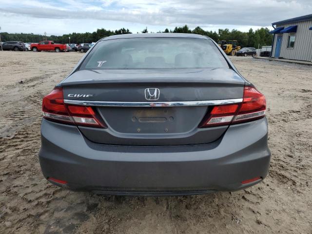 2HGFB2F58DH571709 - 2013 HONDA CIVIC LX GRAY photo 6