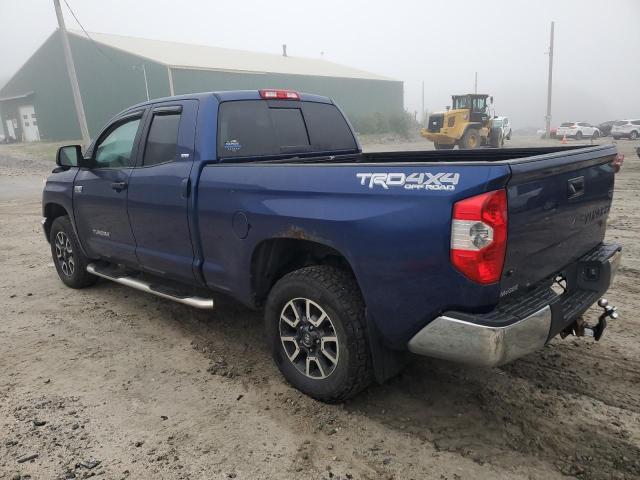 5TFUY5F1XEX329889 - 2014 TOYOTA TUNDRA DOUBLE CAB SR/SR5 BLUE photo 2