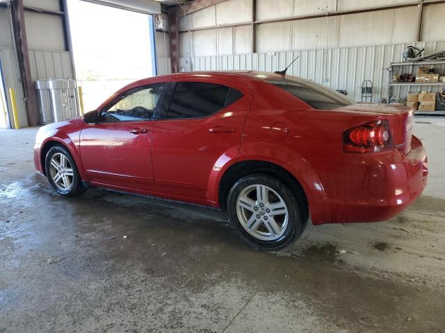 1C3CDZCB0CN209057 - 2012 DODGE AVENGER SXT RED photo 2