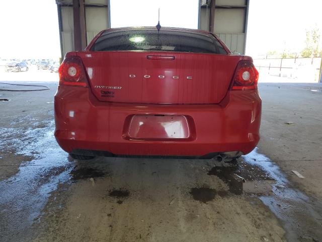 1C3CDZCB0CN209057 - 2012 DODGE AVENGER SXT RED photo 6