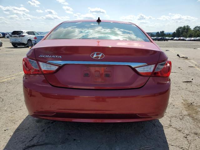 5NPEB4AC6DH515206 - 2013 HYUNDAI SONATA GLS RED photo 6