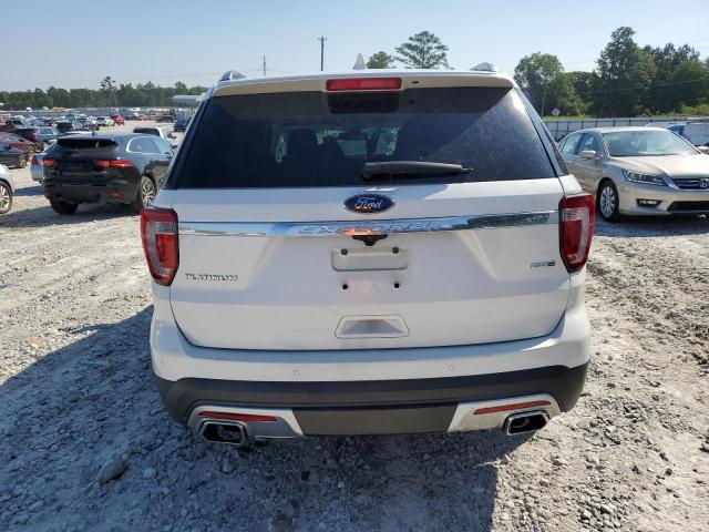 1FM5K8HT2GGB38312 - 2016 FORD EXPLORER PLATINUM WHITE photo 6