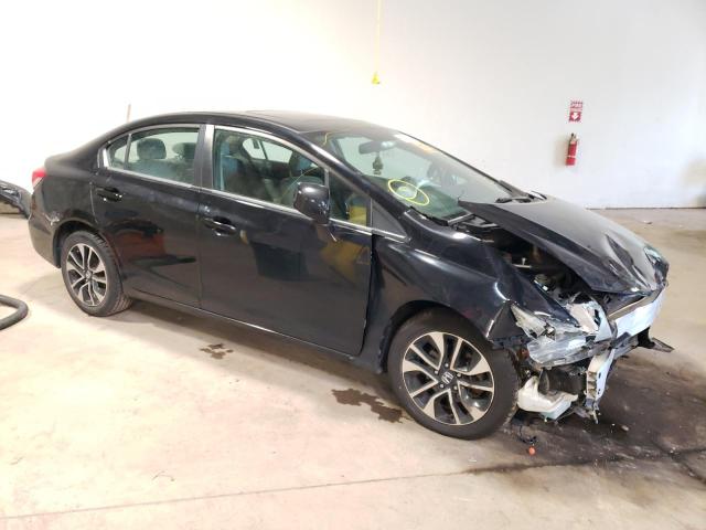 19XFB2F99DE244524 - 2013 HONDA CIVIC EXL BLACK photo 4