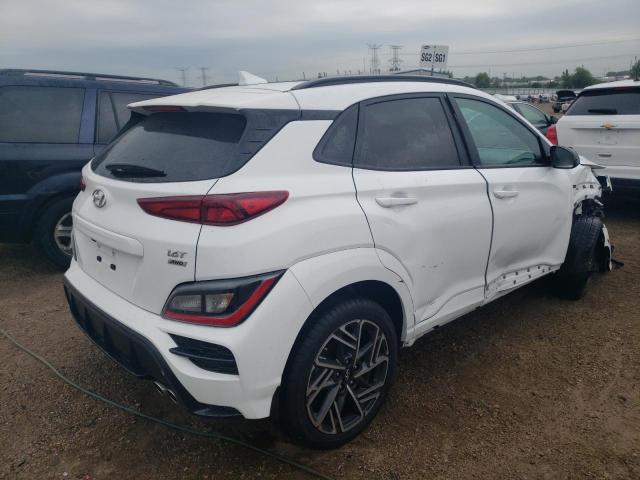 KM8K3CA34PU010779 - 2023 HYUNDAI KONA N LINE WHITE photo 3