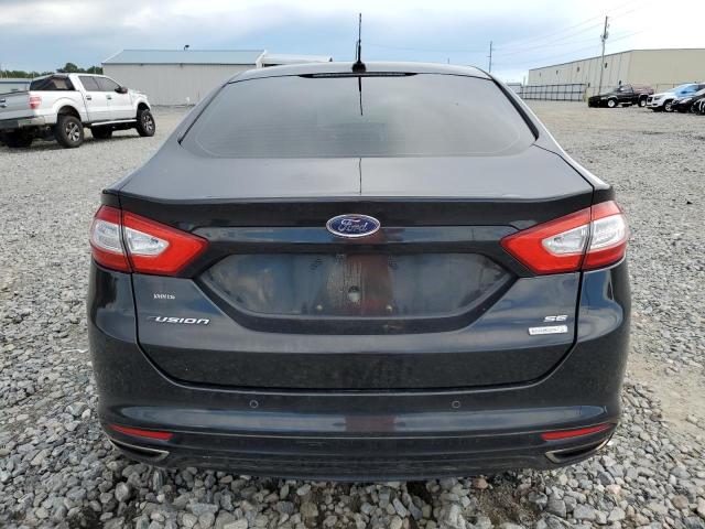 3FA6P0H97DR351833 - 2013 FORD FUSION SE BLACK photo 6